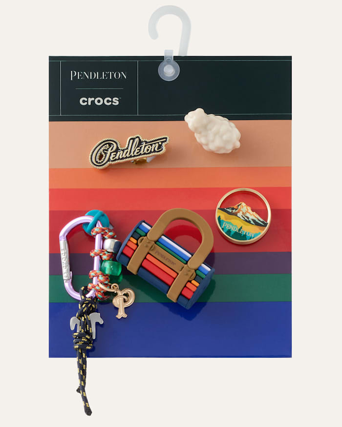 CROCS X PENDLETON 5 PACK JIBBITZ